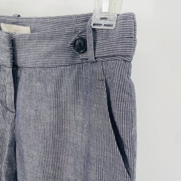 Ann Taylor Loft Petite Pin Stripped Pants - Picture 3 of 7